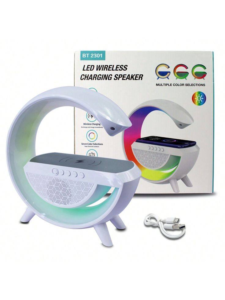 LED Wireless Charger/Speaker