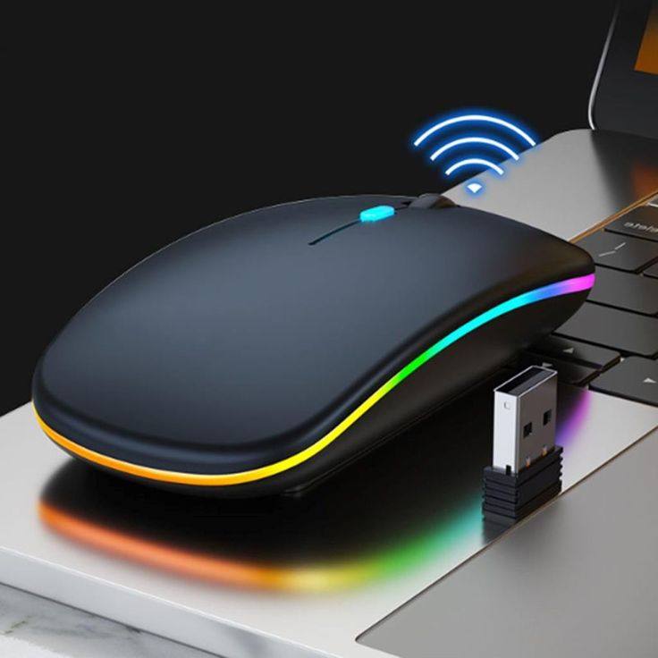 Wireless Charging LED mouse