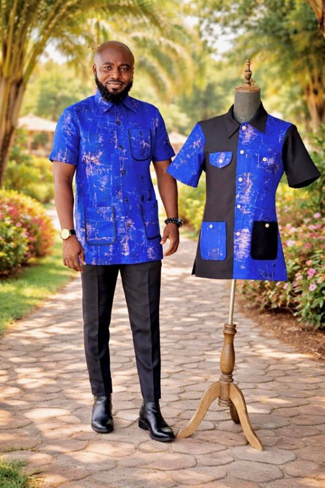 Indigo Marble Co-Ord Set