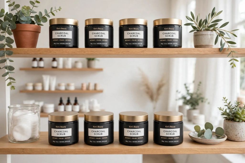 Charcoal scrub