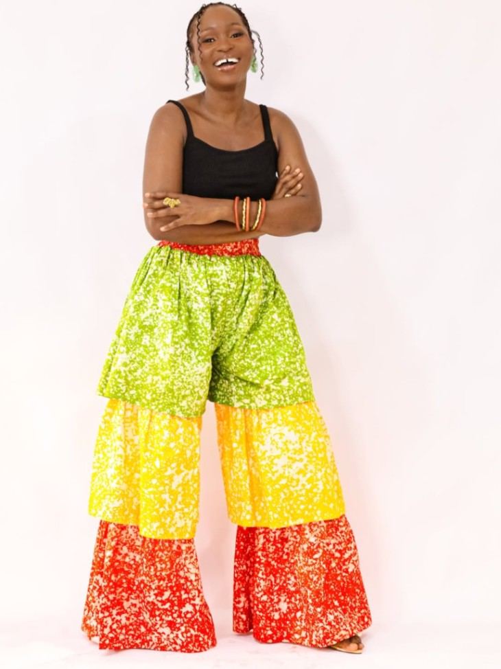 Cultural Tiered Statement Pants