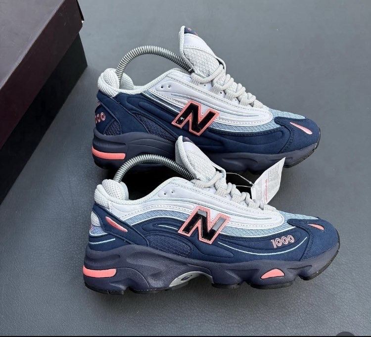 Original New Balance 1000 "Nautical Coral" Blue/Gray - In Box