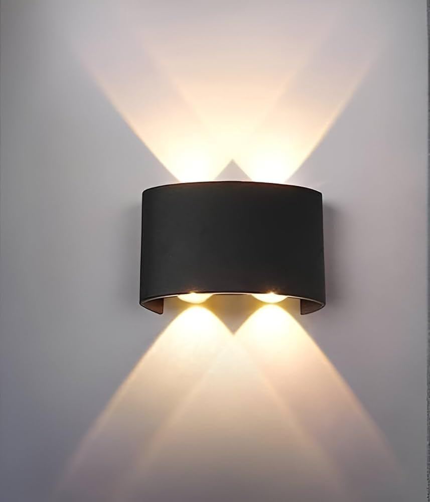 Wall light. Waterproof. Warm colour 