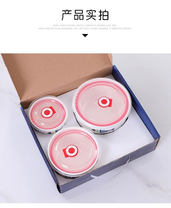 3 in 1 ceramic set with Covers