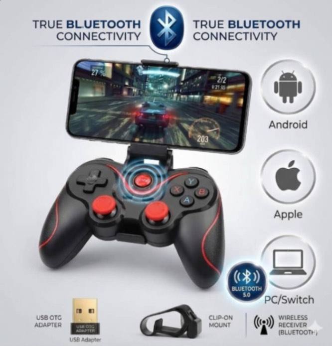 GALUIN BLUETOOTH Game Controller for Android phone, iPhones, Windows phones, Tablets, iPads, Play station Games, Xbox Games, laptops, TV boxes etc