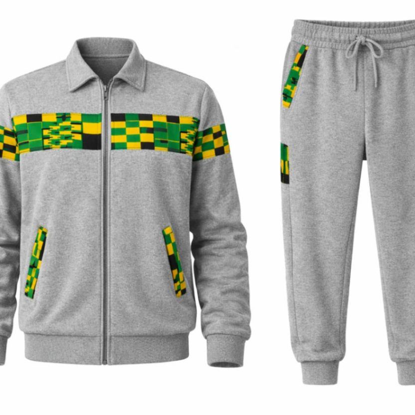 Unisex Hoodie and jogger pants with cotton print