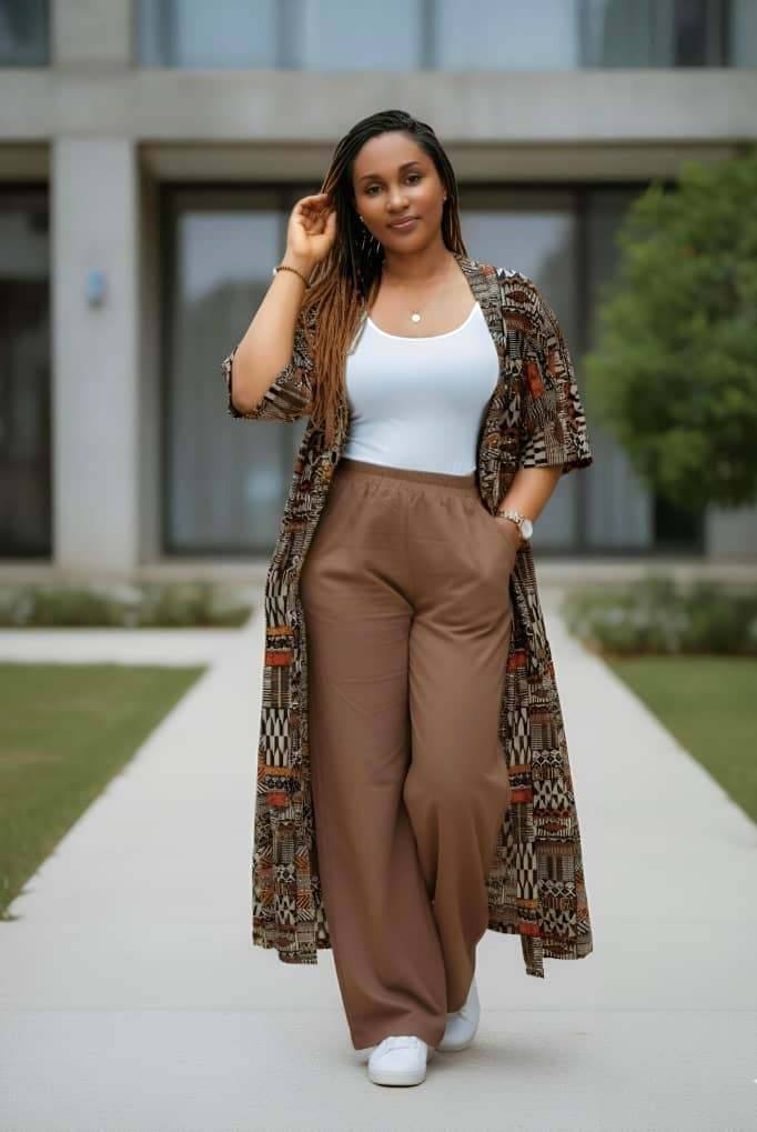 Kimono coat and Trouser 