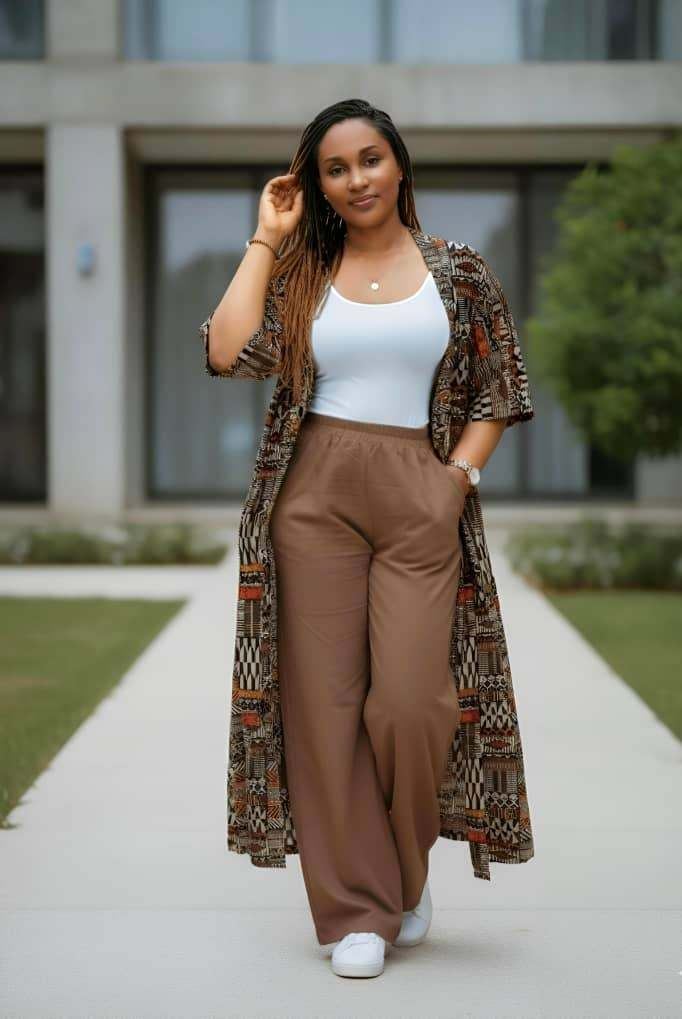 Kimono coat and Trouser 