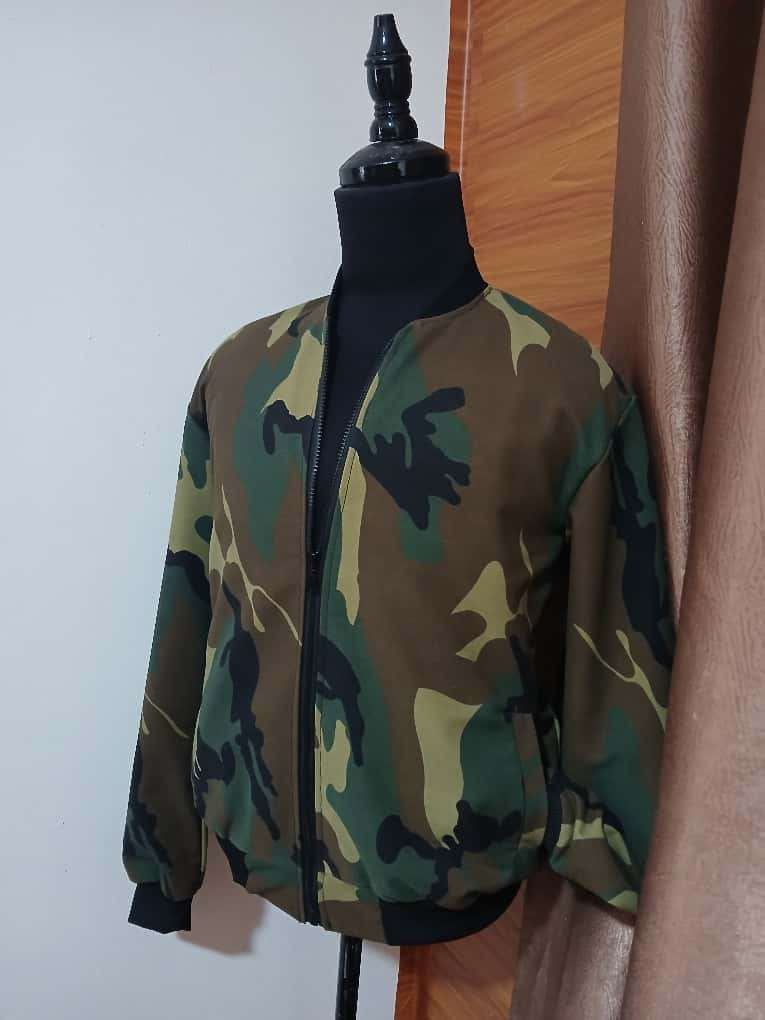 Quality Unisex Camouflage Bomber Jacket 