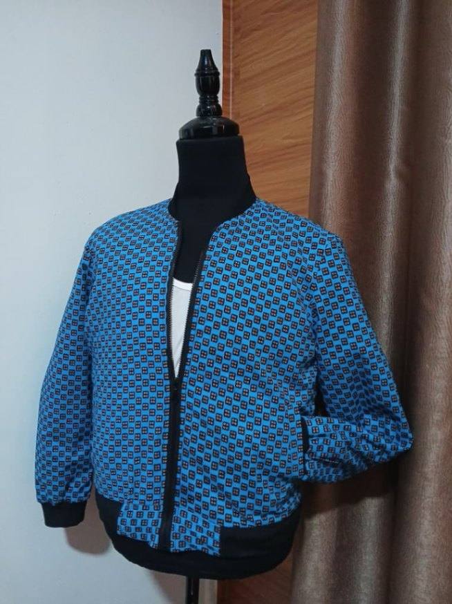 Full African print Unisex  Bomber jacket 