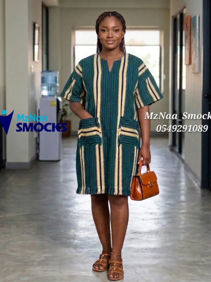 The Emerald Striped Pocket Dress