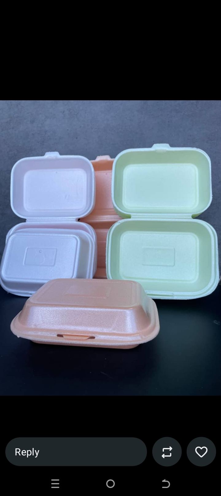 Takeaway packs (different sizes)