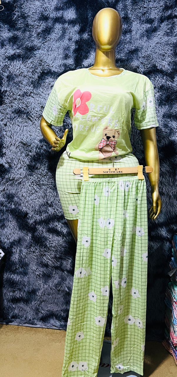 Ladies night wear , 3 in 1