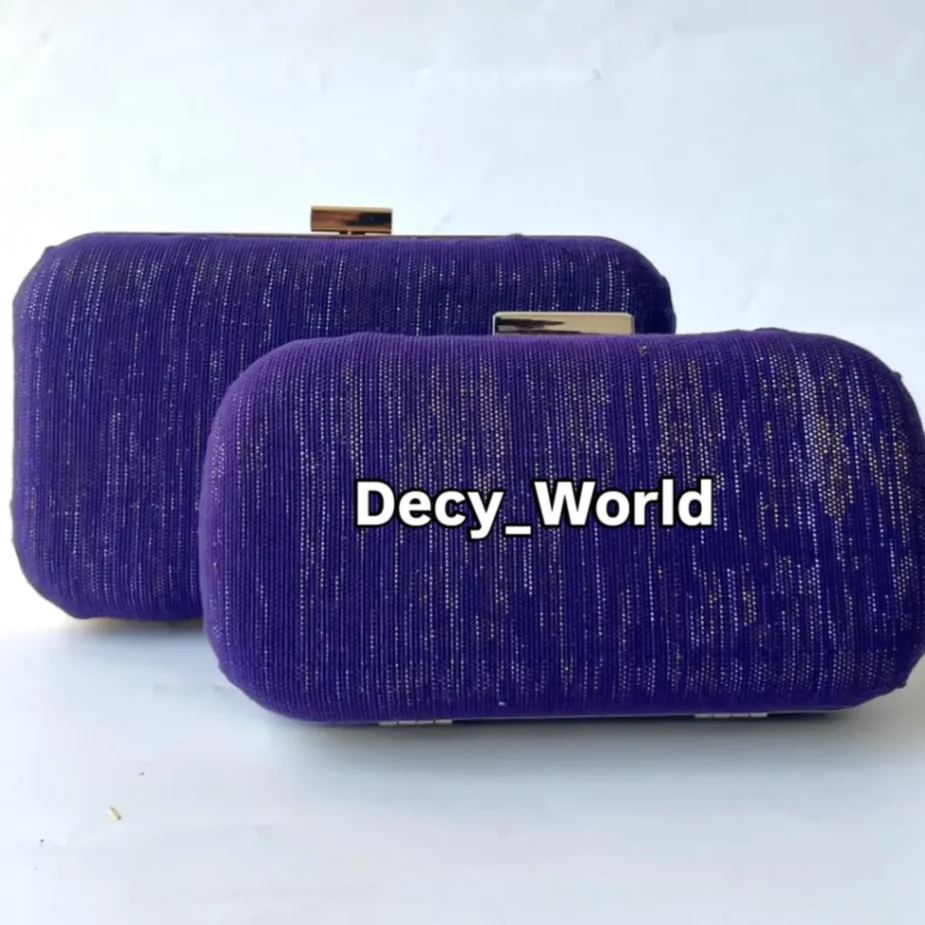 Midnight Shimmer Mel Kente Purse
