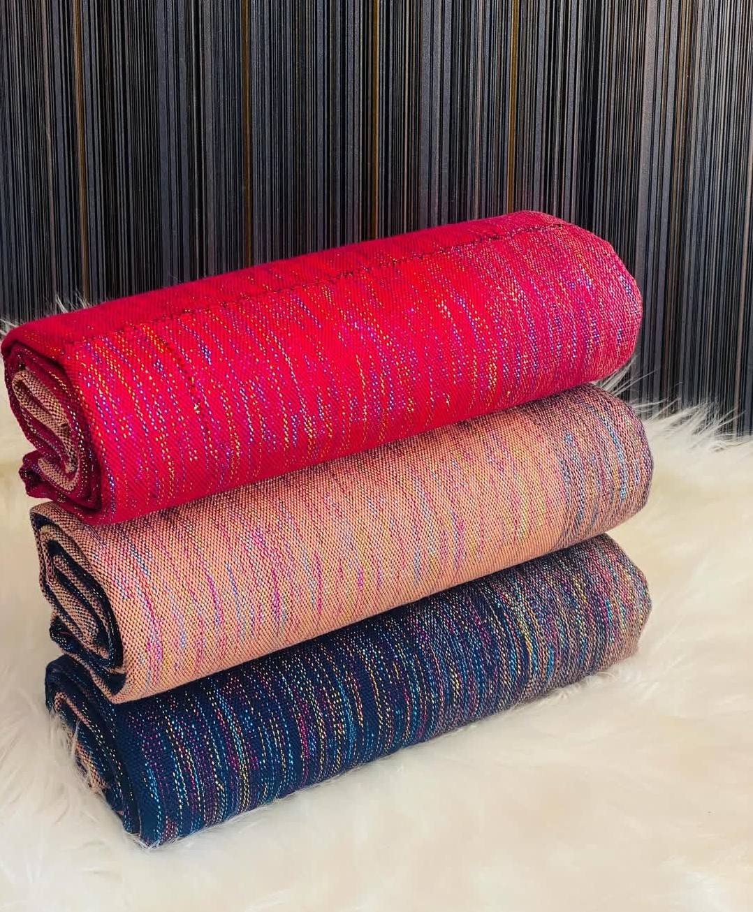6 yards Ombre' plain kente 