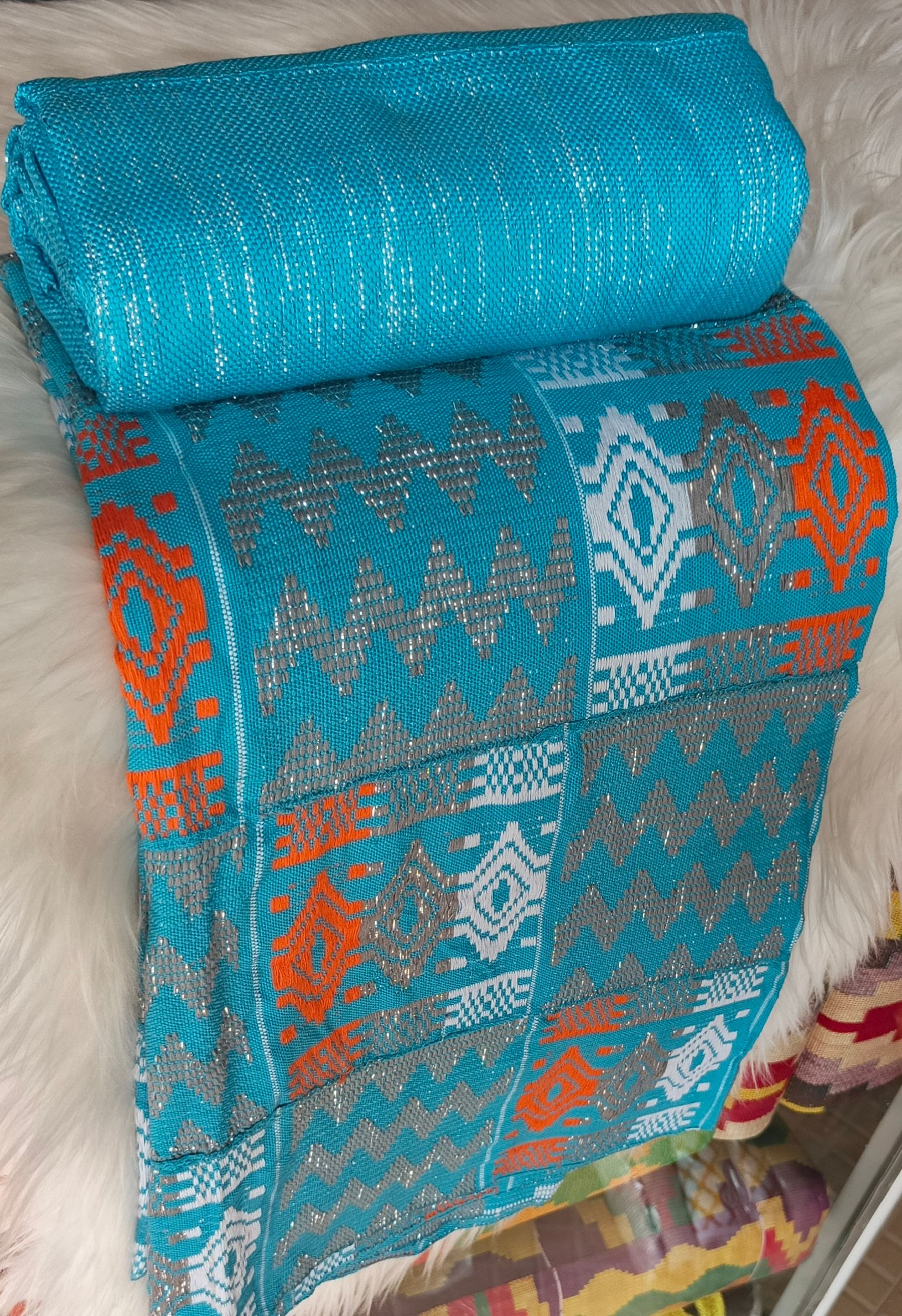 4 yards (2 yards design with 2 yards plain) 