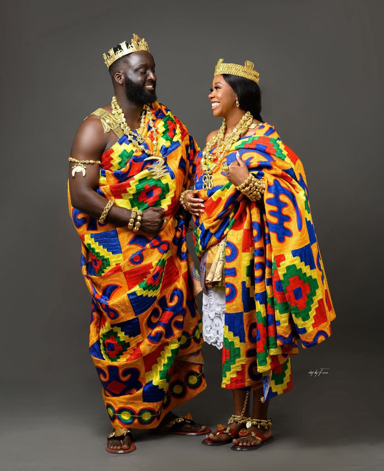 👫Royal👑Couple set (10 yards men & 6 yards women) 