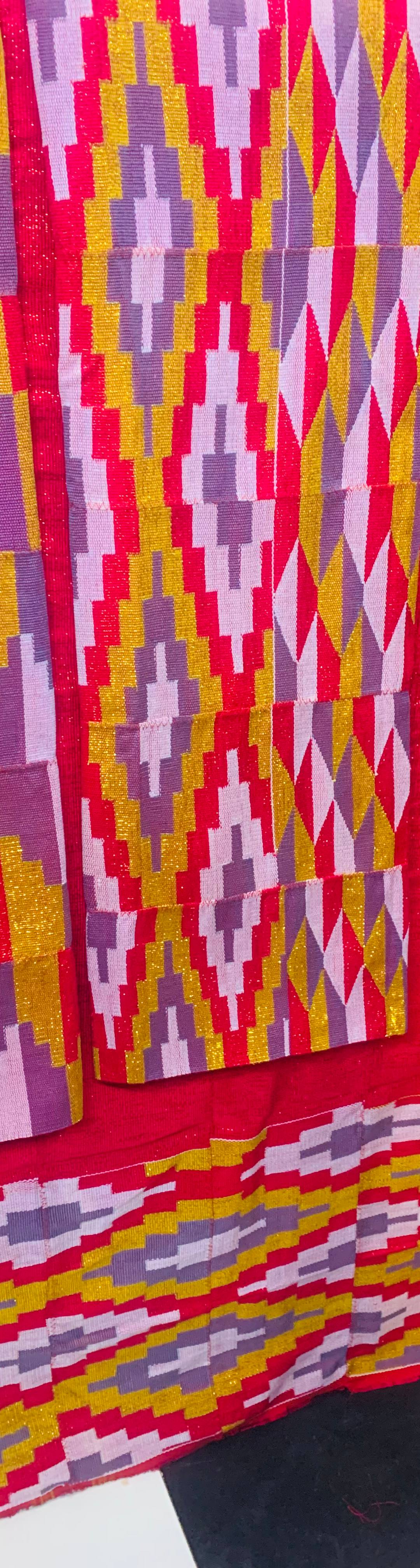 6 yards unique design pattern and plain 