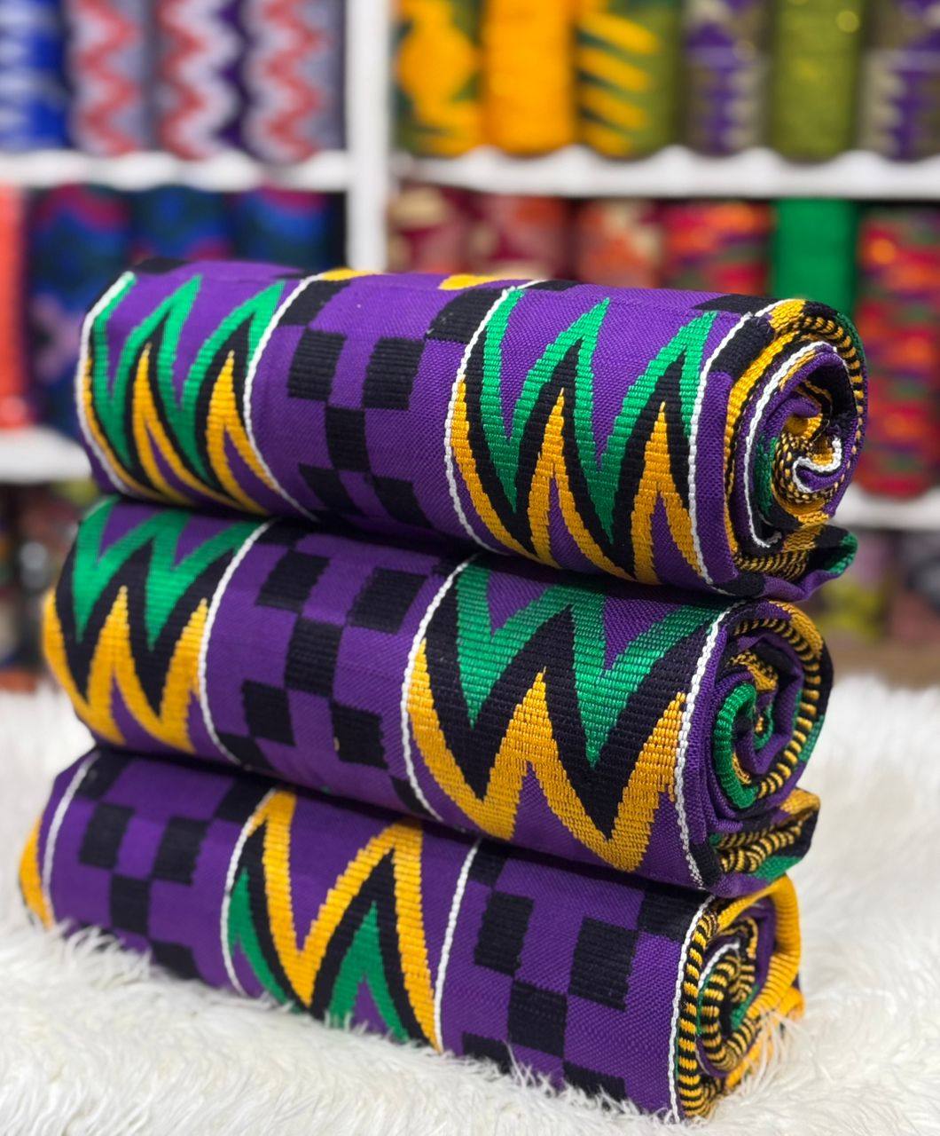 Fathia (purple) 6 yards design