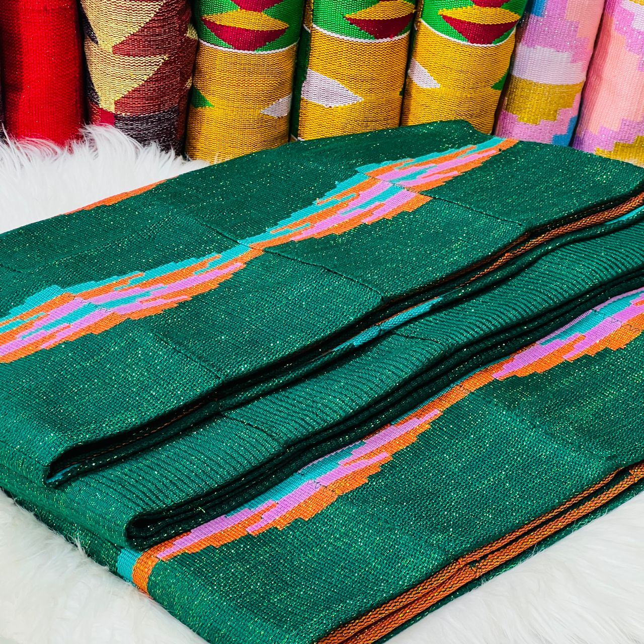 6 yards (4 yards design with 2 yards plain) 