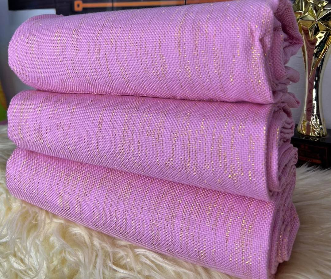 6 yards baby pink plain 