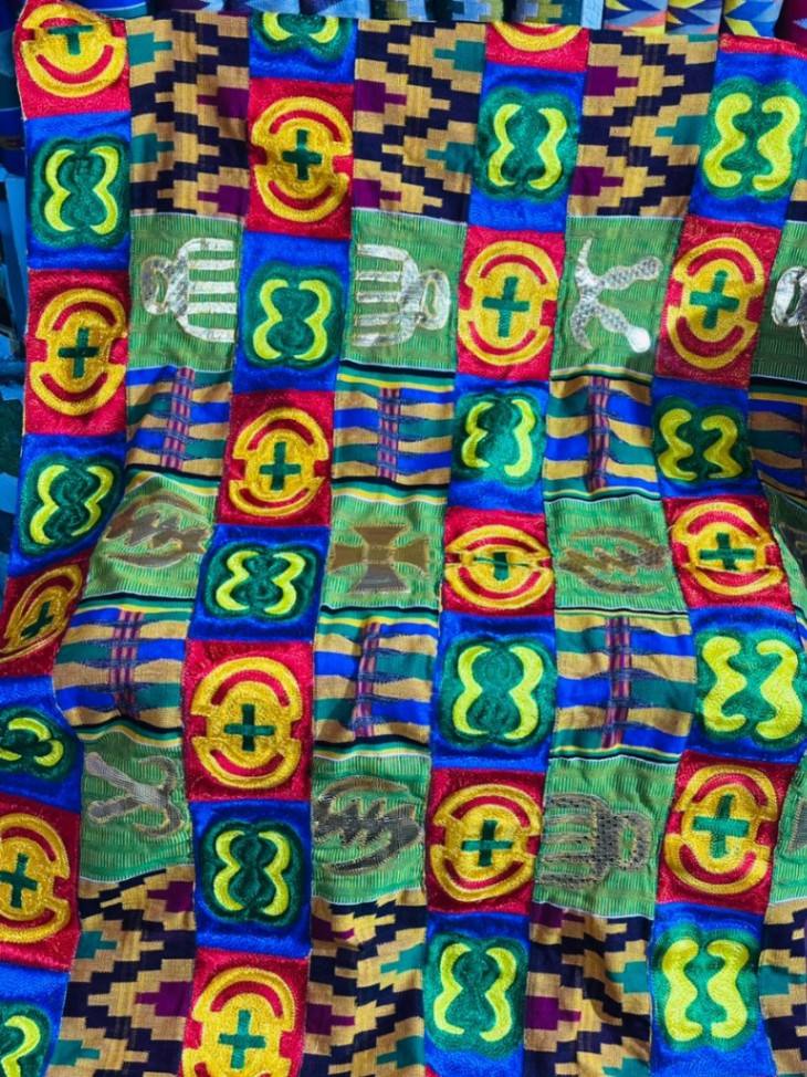 6 yards Royal kente 
